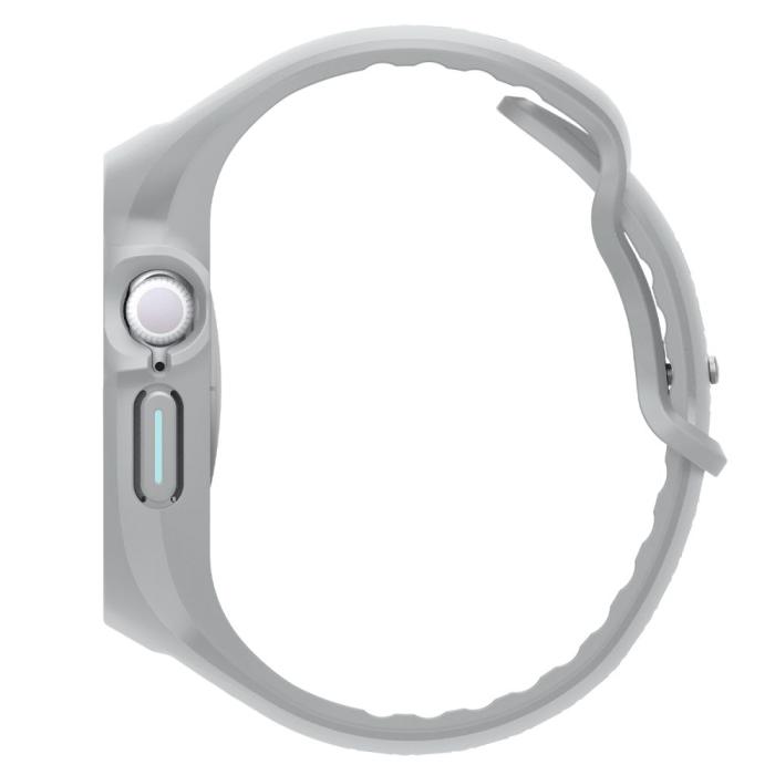 Bild 3, Spigen Spigen Apple Watch 11 / 10 46 mm Skal / Armband Liquid Air Pro Grå - Teknikhallen.se