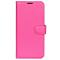  Samsung Galaxy S24 Plus Fodral Litchi Textur Rosa - Teknikhallen.se