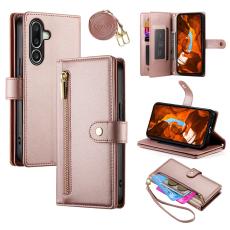  Samsung Galaxy A27 5G Fodral Med Kortfack Ros&eacute;guld - Teknikhallen.se