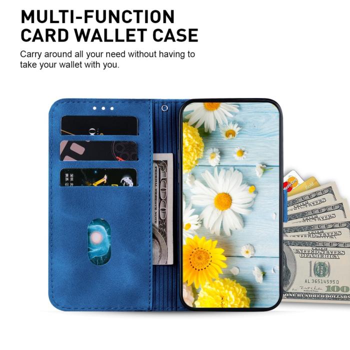 Bild 3,  Xiaomi 14 Fodral Blommigt Tryck Mörk Blå - Teknikhallen.se