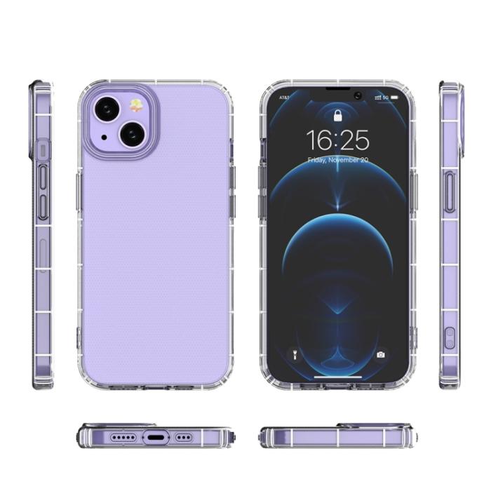 Bild 5,  iPhone 14 Plus Skal Airbag Shockproof TPU Transparent - Teknikhallen.se
