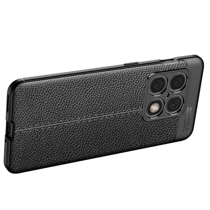 Bild 4,  OnePlus 10 Pro 5G Skal Litchi Textur Svart - Teknikhallen.se
