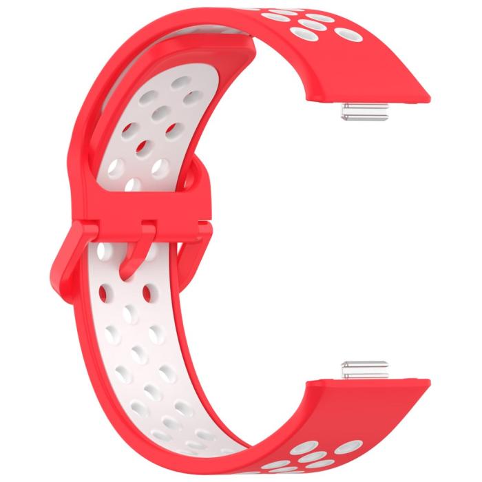 Bild 3,  Huawei Watch Fit 3 Sportarmband Dual-Color Röd/Vit - Teknikhallen.se