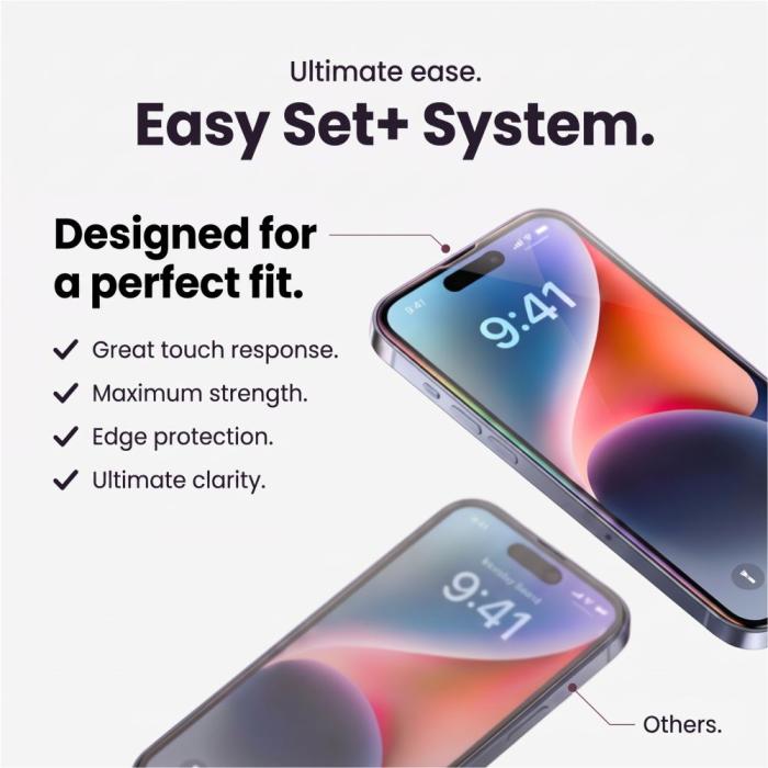 Bild 6, Tech-Protect Tech-Protect iPhone 18 Pro Max 3-PACK Skärmskydd/Linsskydd - Teknikhallen.se