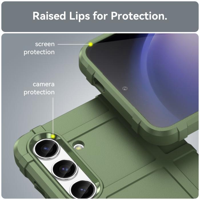 Bild 6,  Samsung Galaxy S24 Skal Robust Grön - Teknikhallen.se