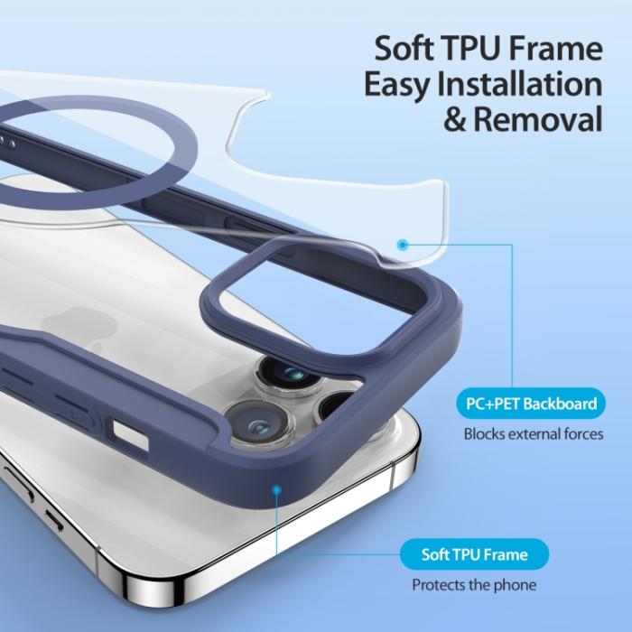 Bild 5, DUX DUCIS DUX DUCIS iPhone 15 Pro Max Fodral MagSafe Skin X Pro - Teknikhallen.se