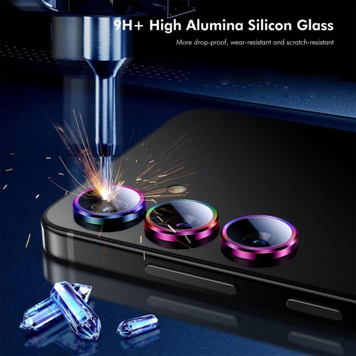 Bild 3, ENKAY ENKAY Samsung Galaxy S24 FE Linsskydd Rosa - Teknikhallen.se