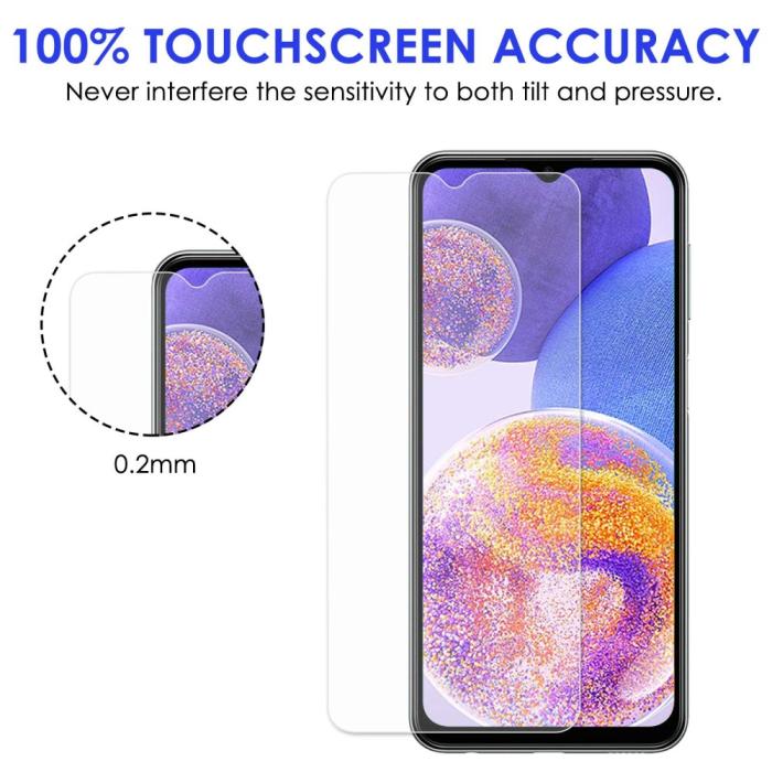 Bild 6,  Samsung Galaxy A23 5G Skärmskydd Härdat Glas - Teknikhallen.se