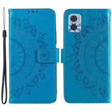  Motorola Moto E22i Fodral Mandala L&auml;der Bl&aring; - Teknikhallen.se