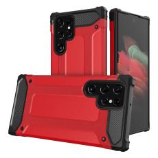  Samsung Galaxy S23 Ultra Skal Shockproof Hybrid Armor R&ouml;d - Teknikhallen.se