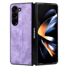 AZNS AZNS Galaxy Z Fold 5 Fodral Med Tryck Lila - Teknikhallen.se