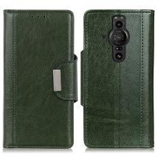  Sony Xperia Pro-I Fodral Pl&aring;nbok Gr&ouml;n - Teknikhallen.se