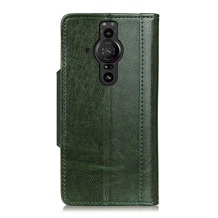 Bild 3,  Sony Xperia Pro-I Fodral Plånbok Grön - Teknikhallen.se