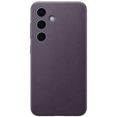 Samsung Samsung Galaxy S24 Skal Vegan Leather Dark Violet - Teknikhallen.se