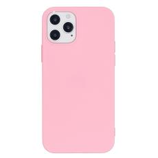  iPhone 12 / 12 Pro - Solid Matt TPU Skal - Ljus Rosa - Teknikhallen.se