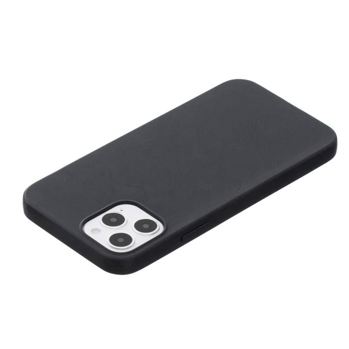 Bild 3,  iPhone 12 / 12 Pro - Solid Matt TPU Skal - Svart - Teknikhallen.se