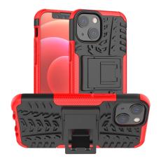  iPhone 13 Mini - Ultimata St&ouml;tt&aring;liga Skalet med St&ouml;d - R&ouml;d - Teknikhallen.se