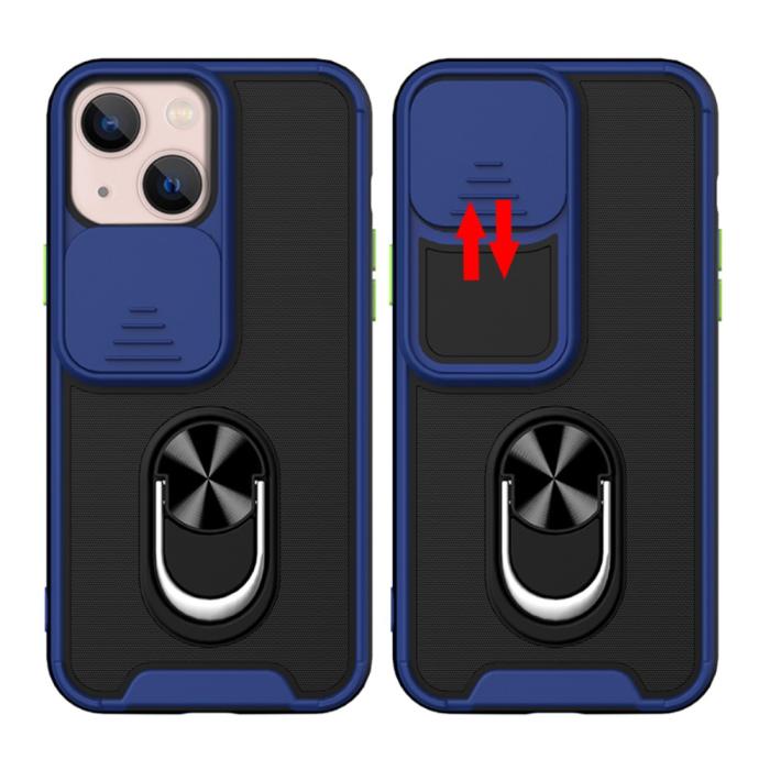 Bild 3,  iPhone 13 Mini - CamShield Hybrid Ring Skal - Svart - Teknikhallen.se