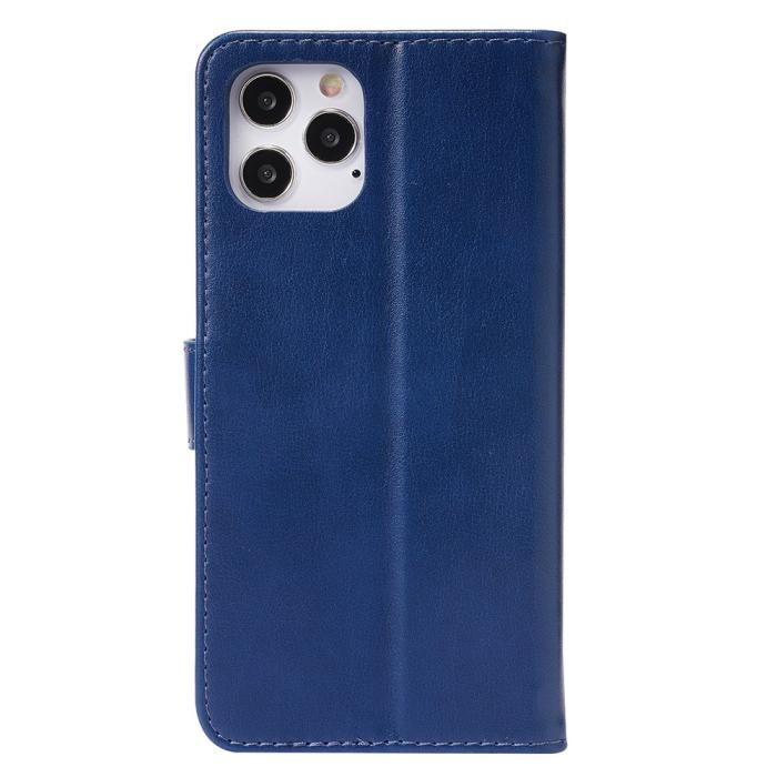 Bild 3,  iPhone 13 Mini - Läder Fodral - Blå - Teknikhallen.se