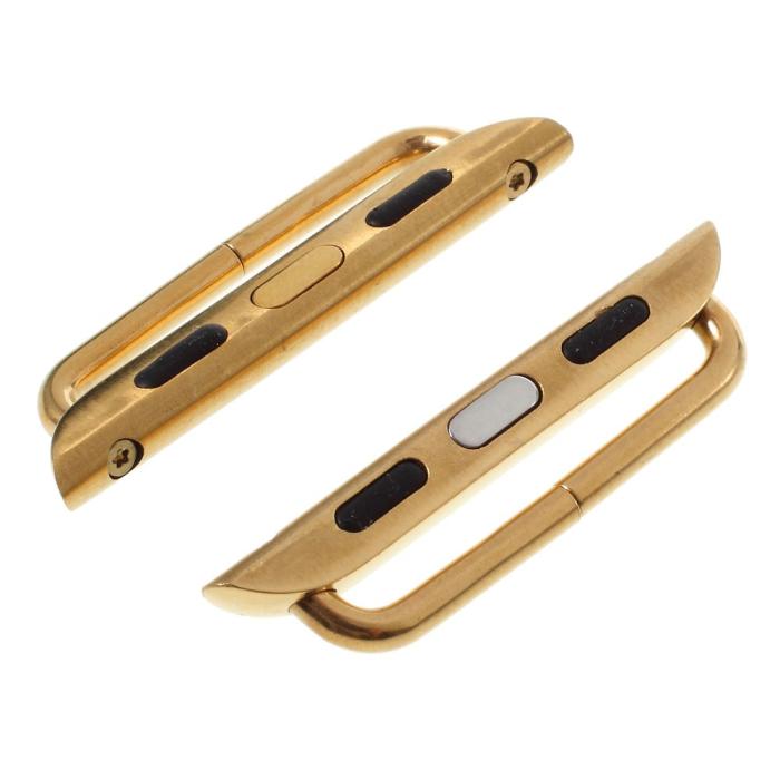 Bild 3,  Fästen till Apple Watch 42/44/45/46/49 mm Guld - Teknikhallen.se