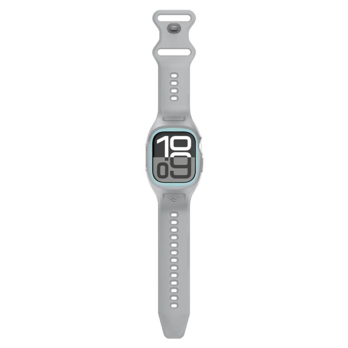 Bild 5, Spigen Spigen Apple Watch 11 / 10 46 mm Skal / Armband Liquid Air Pro Grå - Teknikhallen.se