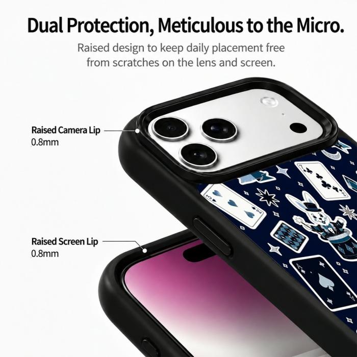 Bild 4,  iPhone 18 Pro Max/17 Pro Max Skal MagSafe UV-Mönster Poker - Teknikhallen.se
