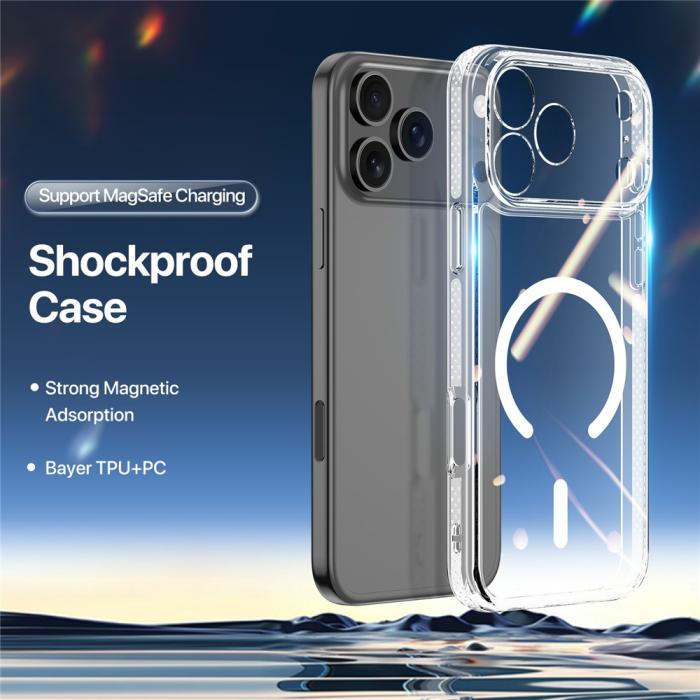 Bild 4, DUX DUCIS DUX DUCIS iPhone 17 Pro Skal MagSafe Clin Series Transparent - Teknikhallen.se