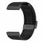  Fitbit Versa 4/Sense 2 Armband Metall Svart - Teknikhallen.se