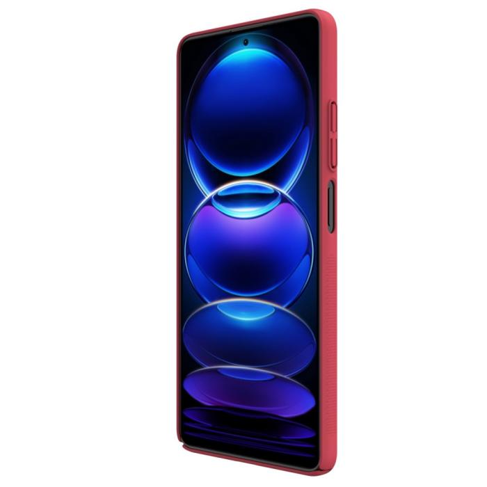 Bild 5, NILLKIN NILLKIN Xiaomi Redmi Note 12 Pro 5G Skal Frosted Shield Röd - Teknikhallen.se
