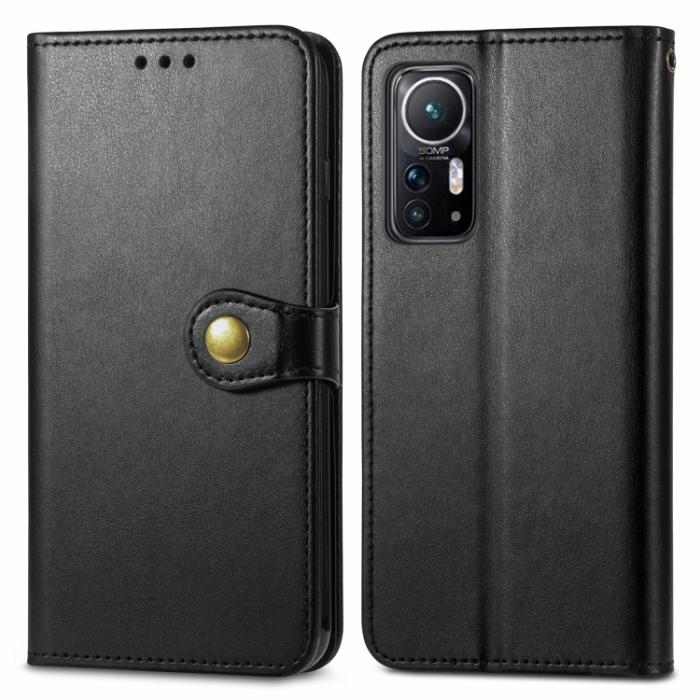 Bild 2,  Xiaomi 12 Fodral Mässing Magnet Svart - Teknikhallen.se