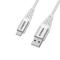 OtterBox OtterBox Premium 1m USB-C - USB-A Kabel Nylonflätad Vit - Teknikhallen.se