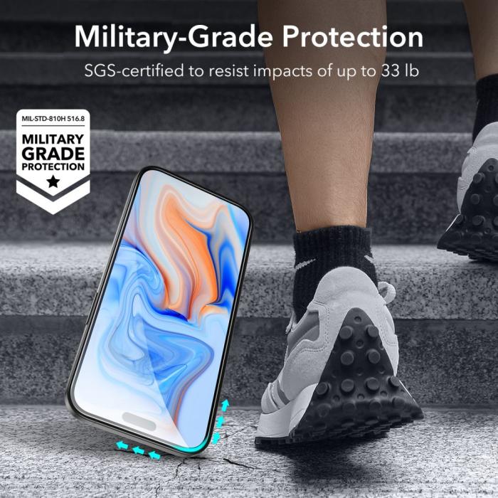 Bild 5, ESR ESR iPhone 15 Plus 2-PACK Skärmskydd Härdat Glas - Teknikhallen.se