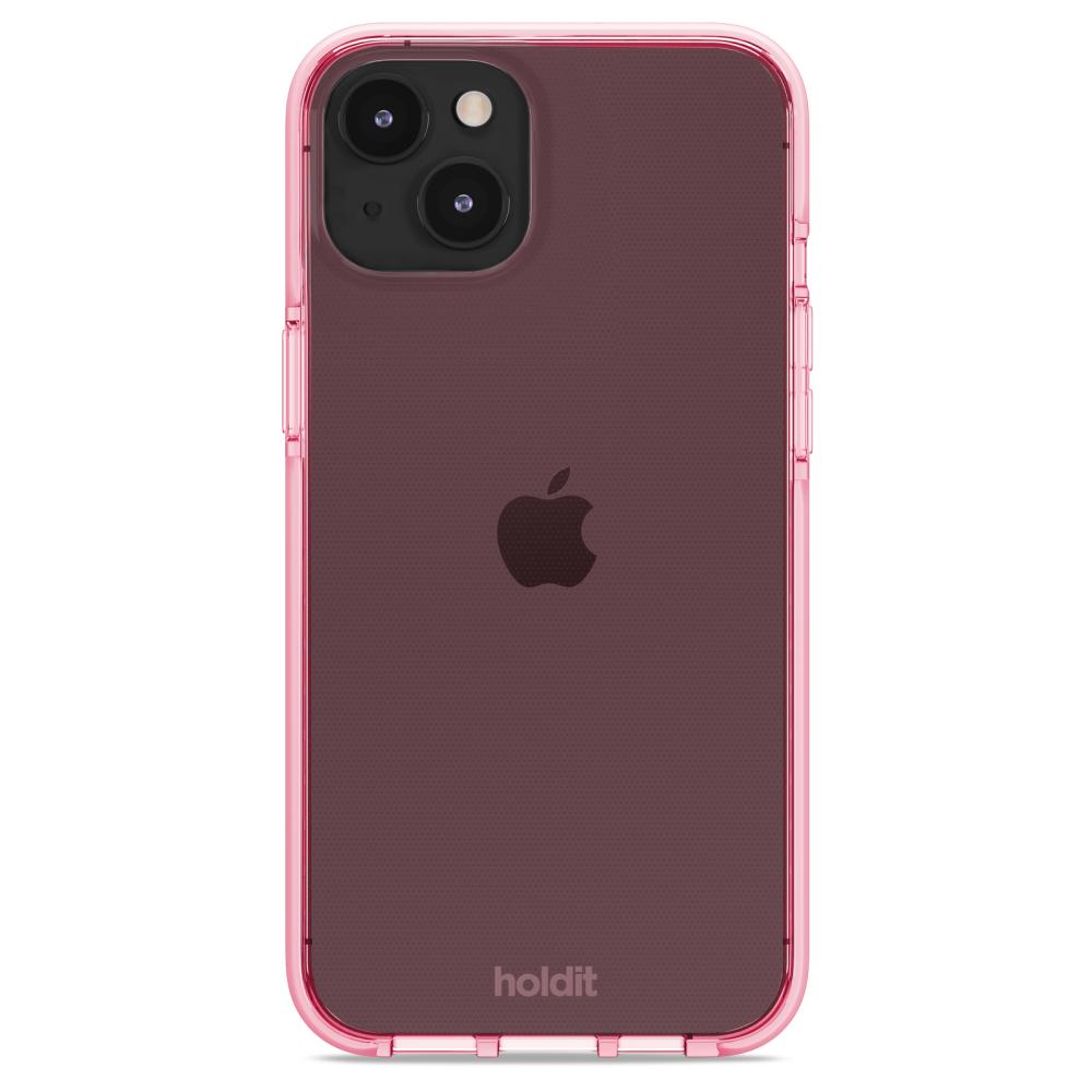 holdit holdit iPhone 14 Plus Skal Seethru Bright Pink - Teknikhallen.se