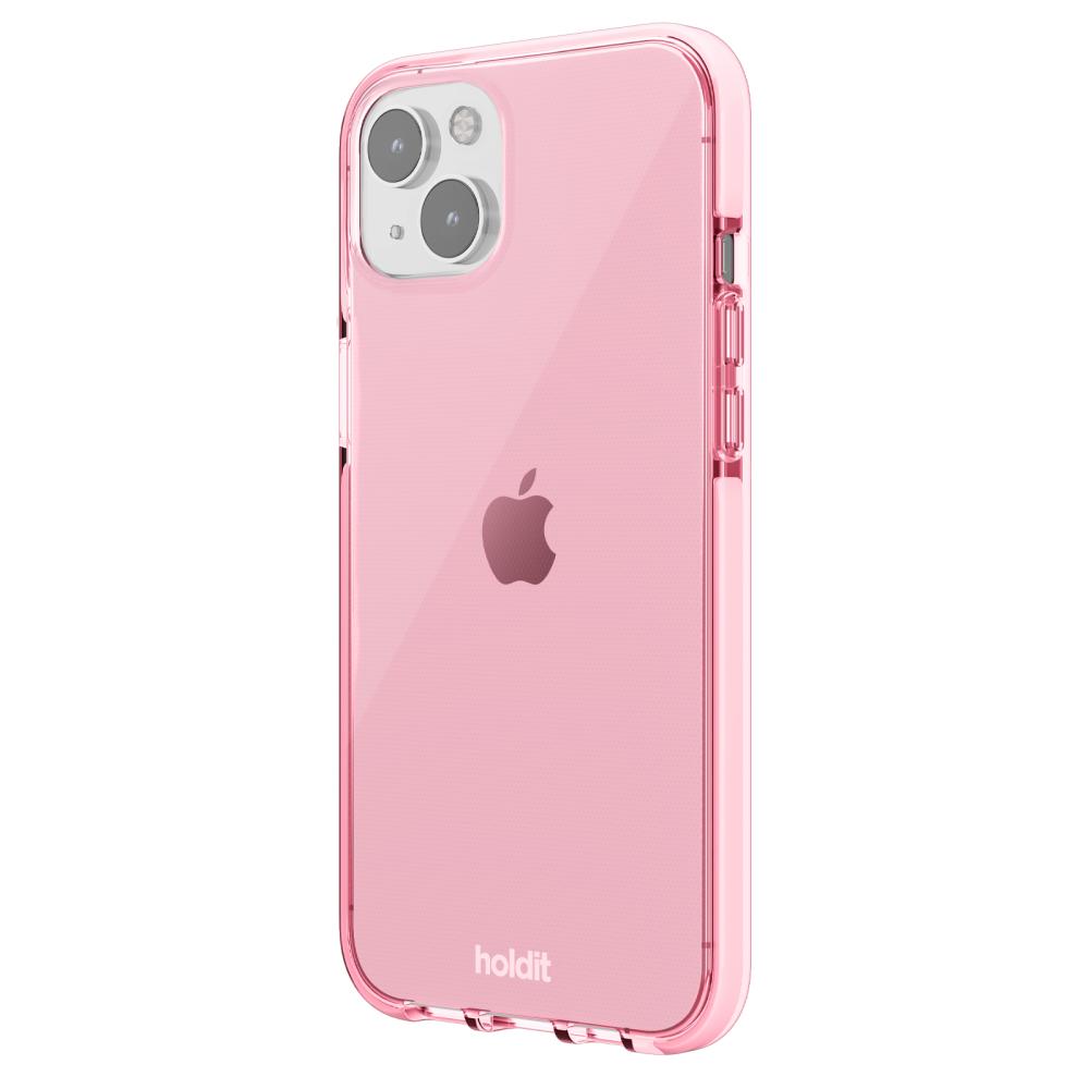 holdit holdit iPhone 14 Plus Skal Seethru Bright Pink - Teknikhallen.se