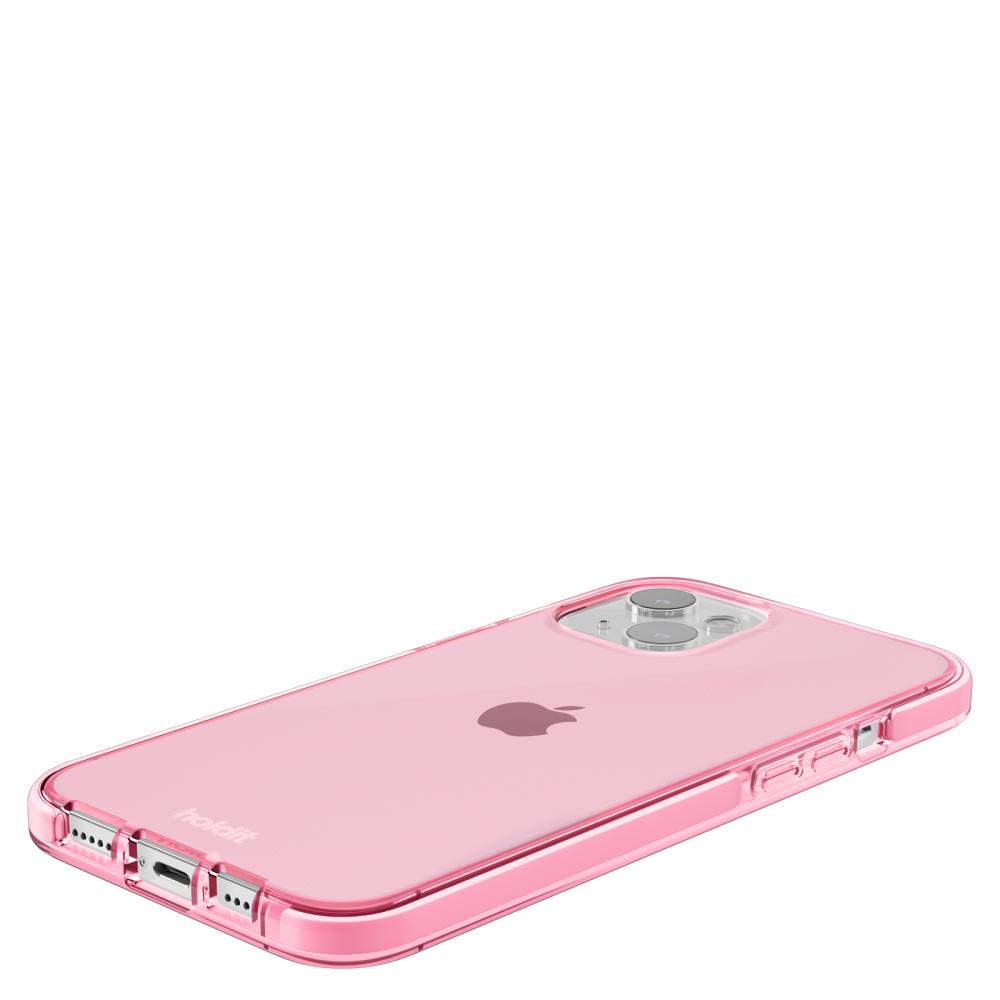 holdit holdit iPhone 14 Plus Skal Seethru Bright Pink - Teknikhallen.se