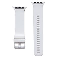  Apple Watch 42/44/45/46/49 mm Armband Silikon Vit - Teknikhallen.se