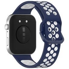  Huawei Watch Fit 3 Sportarmband Dual-Color M&ouml;rkbl&aring;/Vit - Teknikhallen.se