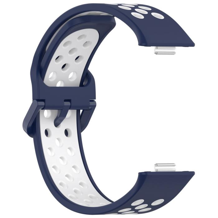 Bild 3,  Huawei Watch Fit 3 Sportarmband Dual-Color Mörkblå/Vit - Teknikhallen.se