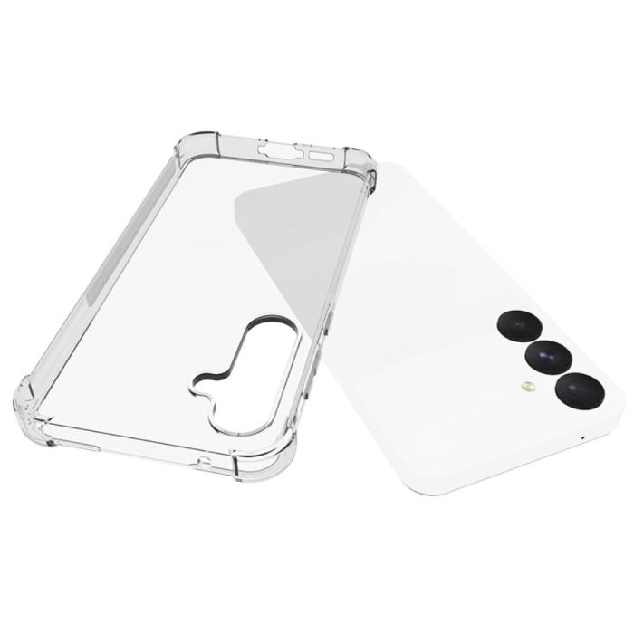 Bild 2,  Samsung Galaxy A55 5G Skal Shockproof TPU Transparent - Teknikhallen.se