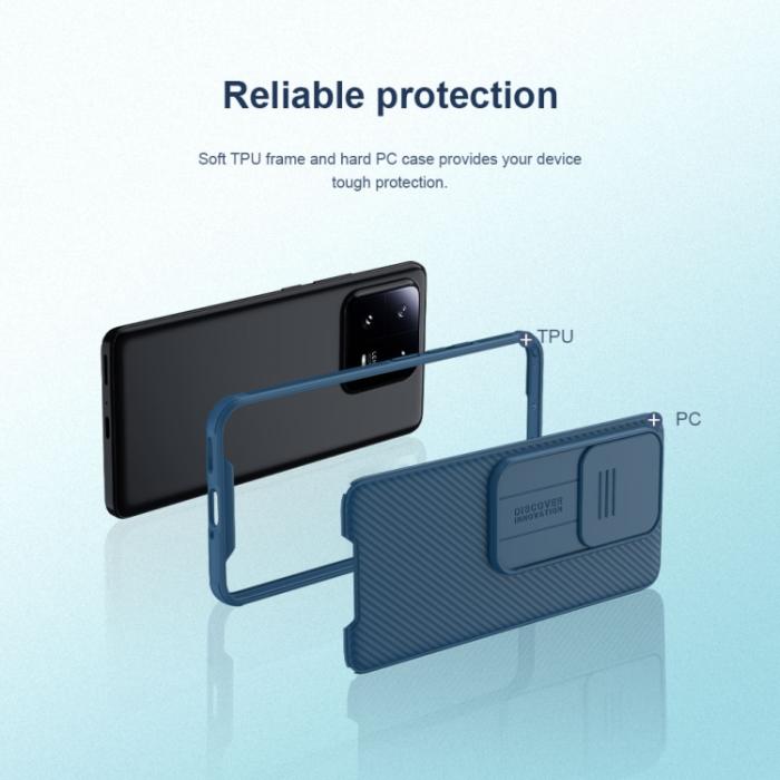 Bild 4, NILLKIN NILLKIN Xiaomi 13 Pro 5G Skal CamShield Pro Svart - Teknikhallen.se