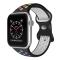 ColorPop Sportarmband Dual-Color Apple Watch 41/40/38 mm (M/L) Svart/Rainbow - Teknikhallen.se