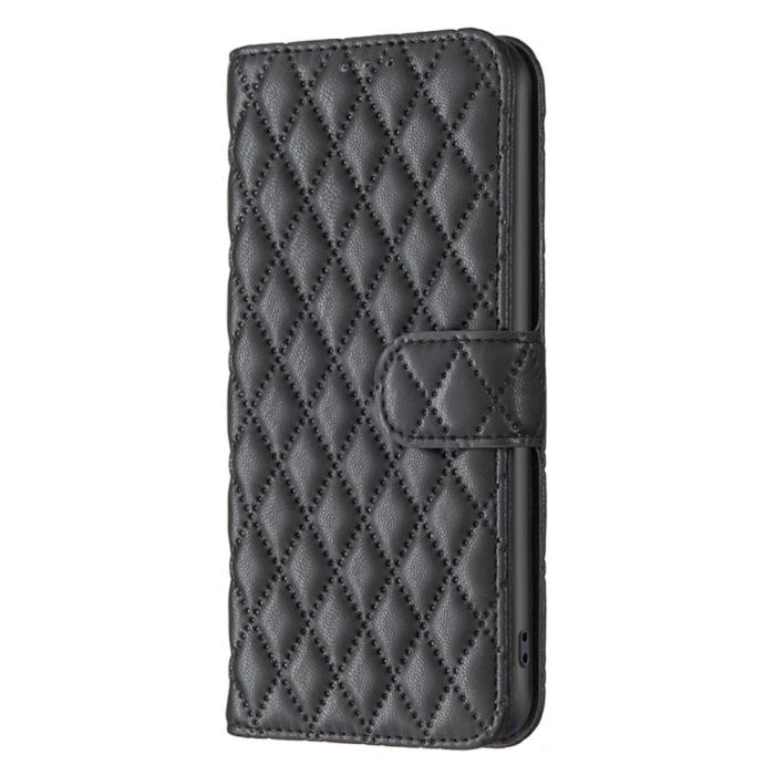 Bild 4,  Samsung Galaxy S24 FE Fodral Diamond Läder Svart - Teknikhallen.se