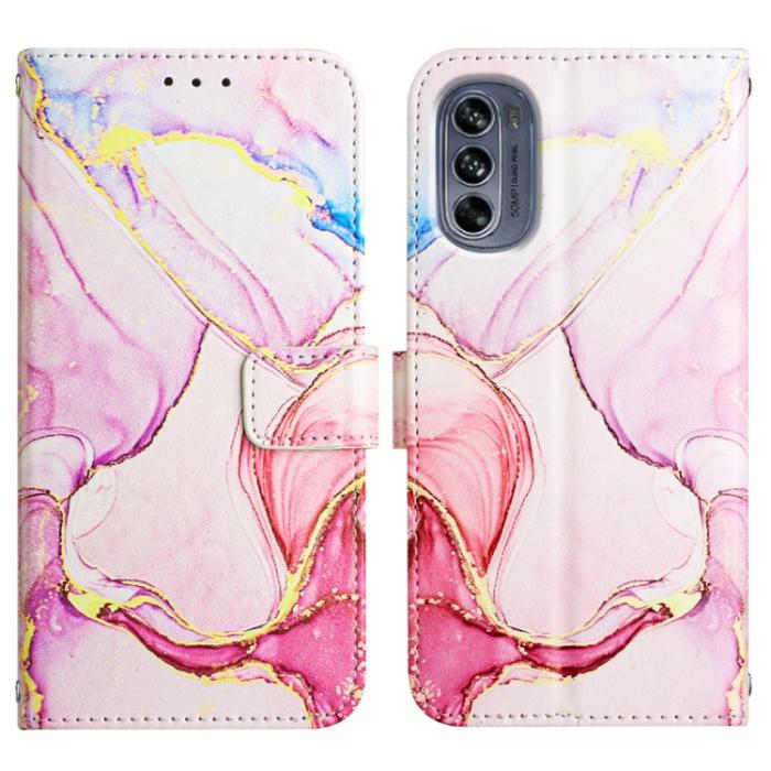Bild 2,  Motorola Moto G62 5G Fodral Marmor Roséguld - Teknikhallen.se
