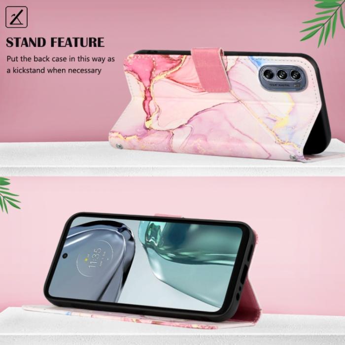 Bild 3,  Motorola Moto G62 5G Fodral Marmor Roséguld - Teknikhallen.se