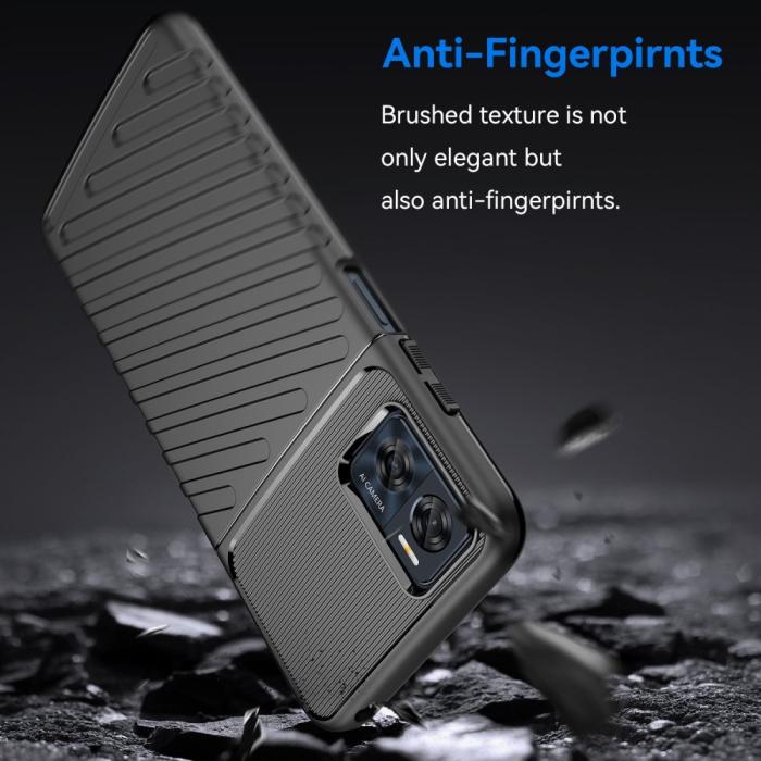 Bild 3,  Motorola Moto E22i Skal Twill Textur Svart - Teknikhallen.se