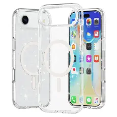  iPhone Air Skal MagSafe Glitter Transparent - Teknikhallen.se