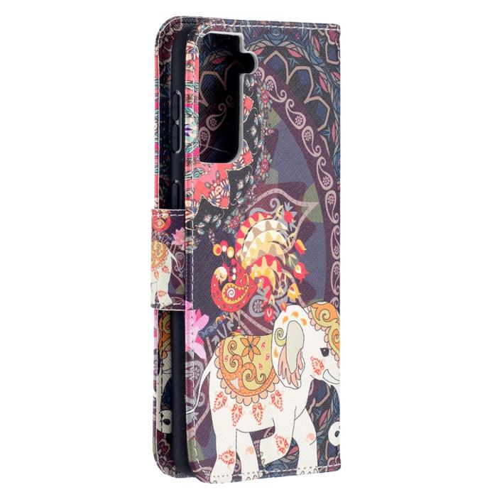 Bild 3,  Samsung Galaxy S21 Plus - Fodral Med Tryck - Elefant - Teknikhallen.se
