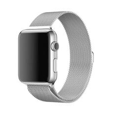  Milanese Loop Metall Armband Apple Watch 42/44/45/46/49 mm Silver - Teknikhallen.se