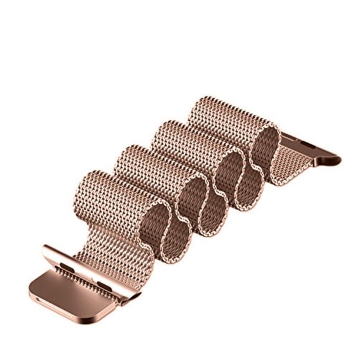 Bild 2,  Milanese Loop Metall Armband Apple Watch 42/44/45/46/49 mm - Teknikhallen.se