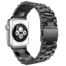  Lyxigt Metallarmband Apple Watch 42/41/40/38 mm - Svart - Teknikhallen.se